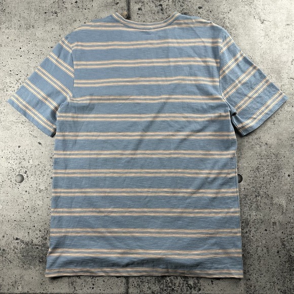 NWOT Fatherly Sunwashed Stripe T-Shirt Size L CCs-Coast Coral Stripe MKS2517 - Picture 4 of 8